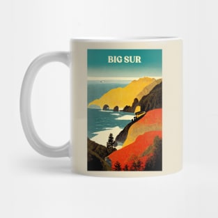 Big Sur Retro Travel Mug